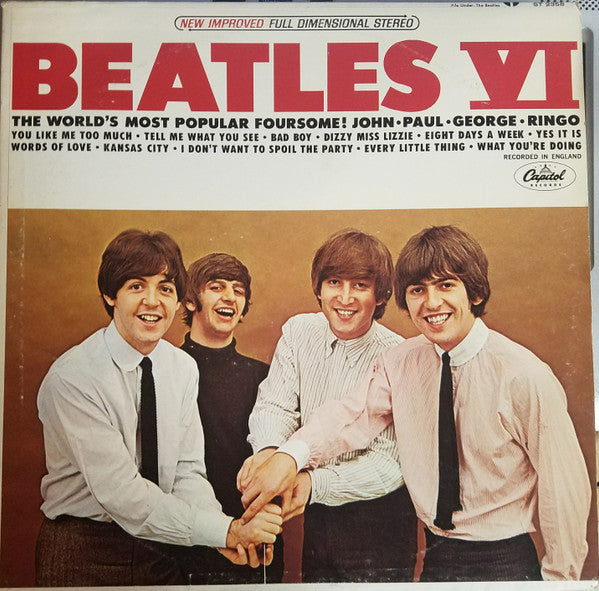 Release: Beatles VI-Vinyl-US-1975-ST 2358, ST-2358-11166479