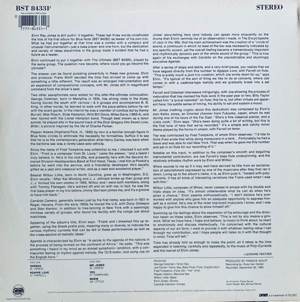 Master Release: Poly-Currents by Elvin Jones