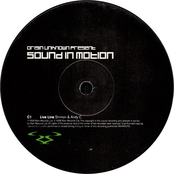 Release: Sound In Motion-Vinyl-UK-1998-RAMM LP2-19389