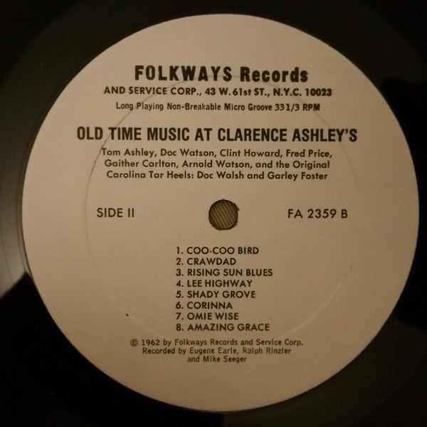 Old Time Music At Clarence Ashley's - Part 2