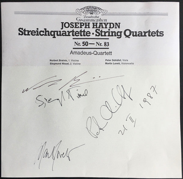 Streichquartette Opp. 51, 54, 55, 64, 71, 74, 76, 77 & 103