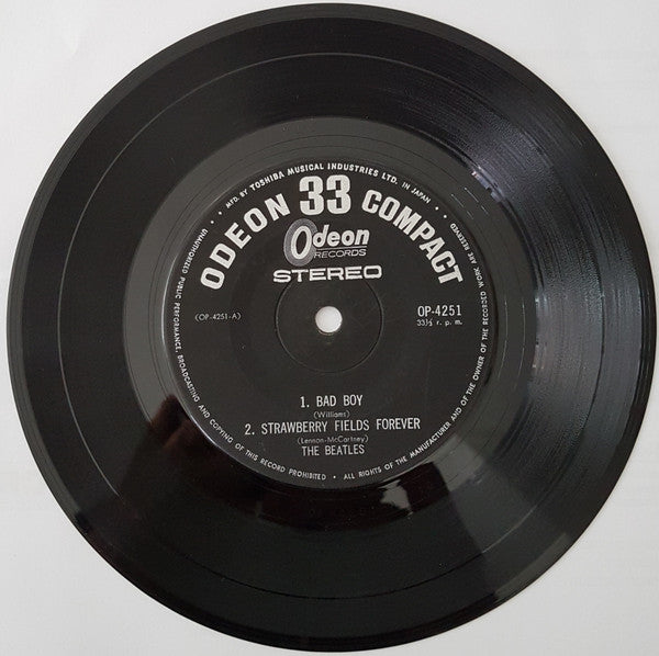 Bad Boy / Strawberry Fields Forever / Penny Lane / Good Day Sunshine