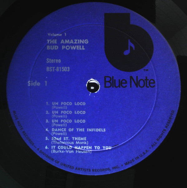 The Amazing Bud Powell, Volume 1