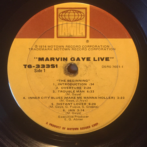 Marvin Gaye Live!