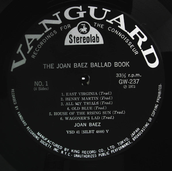 The Joan Baez Ballad Book