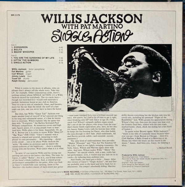 Release: Single Action-Vinyl-US-1980-MR 5179-13014241