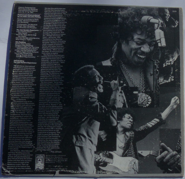 Release: Historic Performances Recorded At The Monterey International Pop Festival-Vinyl-US-1970-MS 2029, 2029-11912427