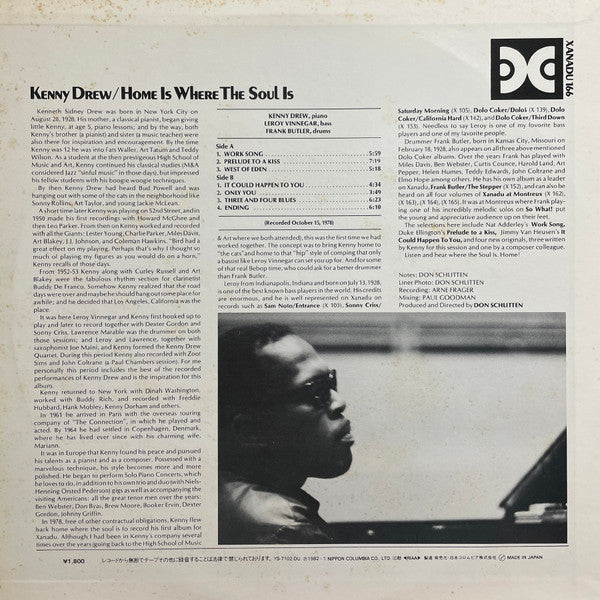 Release: Home Is Where The Soul Is-Vinyl-Japan-1982-YS-7102-DU-10309158