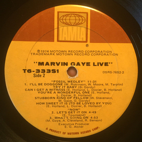 Marvin Gaye Live!