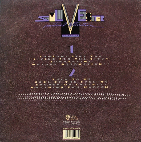 Release: Mutual Attraction-Vinyl-US-1986-1-25527, 9 25527-1, 1-25527-25588075