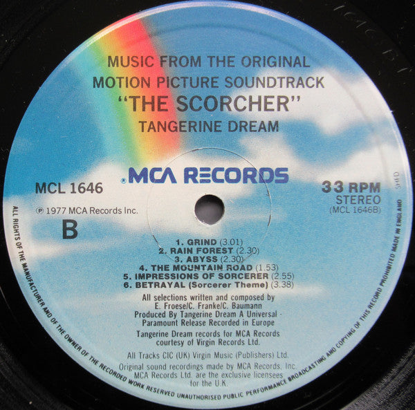 Music From The Original Motion Picture Soundtrack Sorcerer