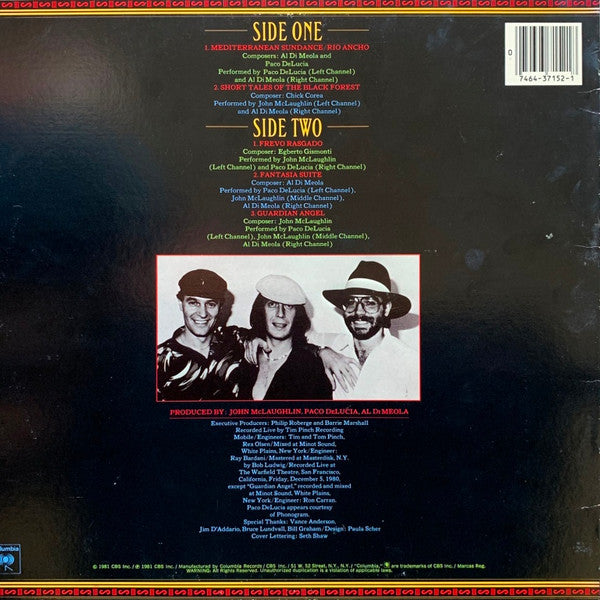 Release: Friday Night In San Francisco-Vinyl-US-1981-FC 37152-13414683