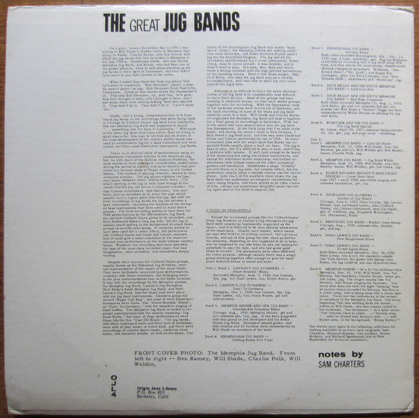 The Great Jug Bands