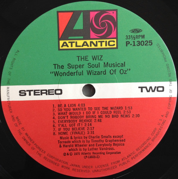 The Wiz / The Super Soul Musical "Wonderful Wizard Of Oz" = ザ・ウィズ