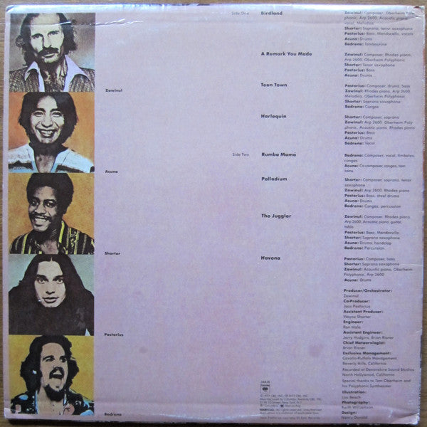 Release: Heavy Weather-Vinyl-US-None-PC 34418, 34418-14499497