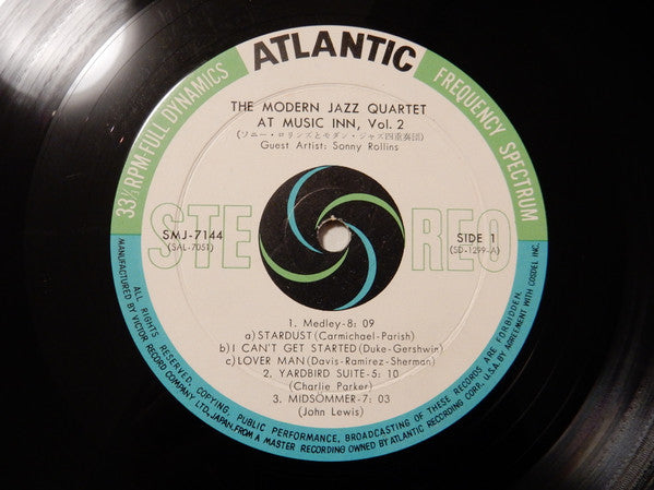 The Modern Jazz Quartet At Music Inn — Volume 2