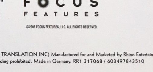 Lost In Translation (Music From The Motion Picture Soundtrack)