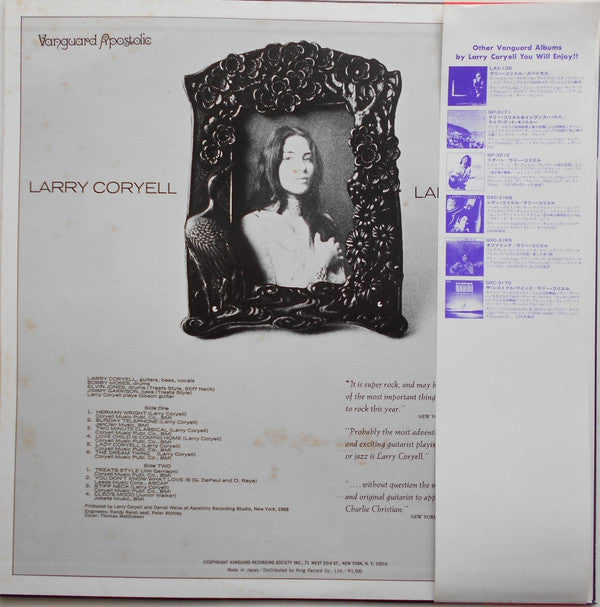 Release: Lady Coryell-Vinyl-Japan-1980-GXC-3168-16166166