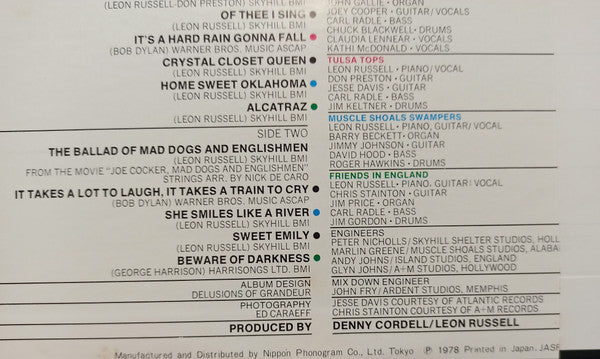 Leon Russell And The Shelter People