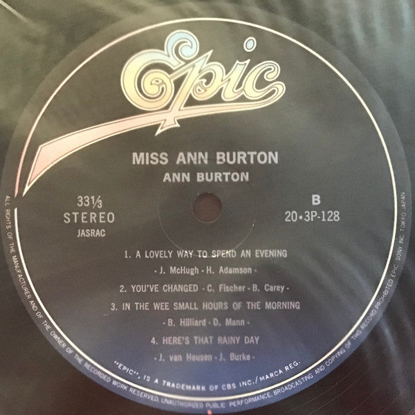 Miss Ann Burton