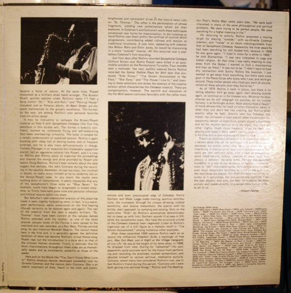 Saxophone Colossus And More