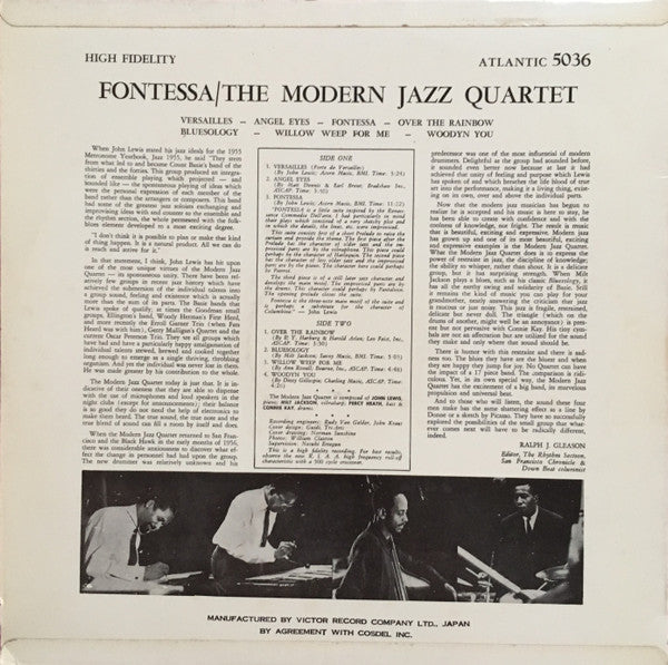 Release: Fontessa-Vinyl-Japan-None-ATL-5036-12207874