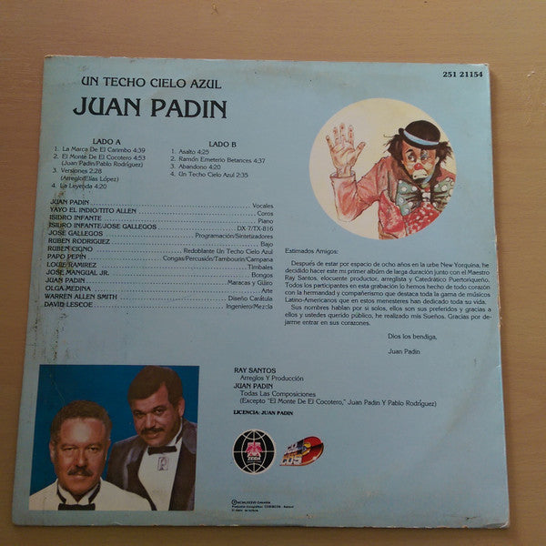 Master Release: Un Techo Cielo Azul by Juan Padin