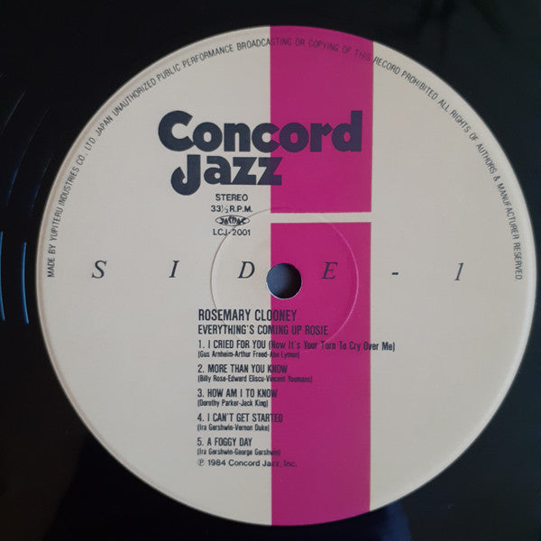 Everything's Coming Up Rosie