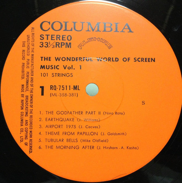 The Wonderful World Of Screen Music Vol. 1