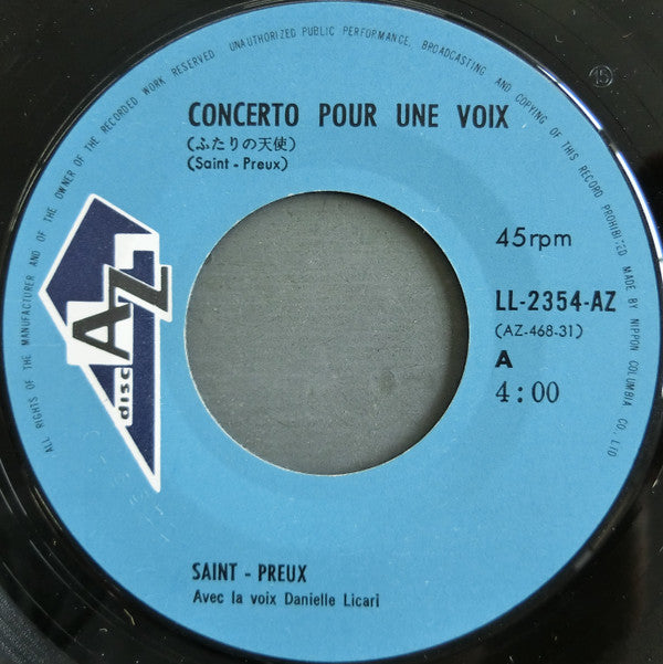 Concerto Pour Une Voix / Variations