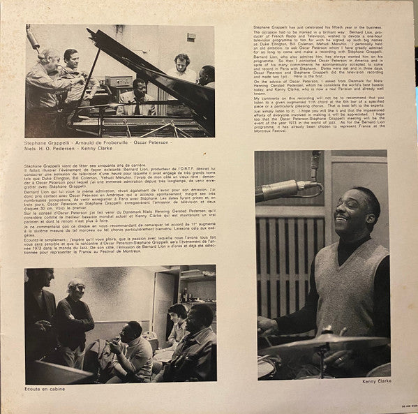 Oscar Peterson - Stéphane Grappelli Quartet Vol. 1