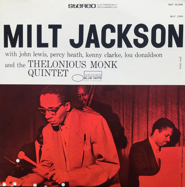 Release: Milt Jackson With John Lewis, Percy Heath, Kenny Clarke, Lou Donaldson And The Thelonious Monk Quintet-Vinyl-US-1967-BST 81509-32445300