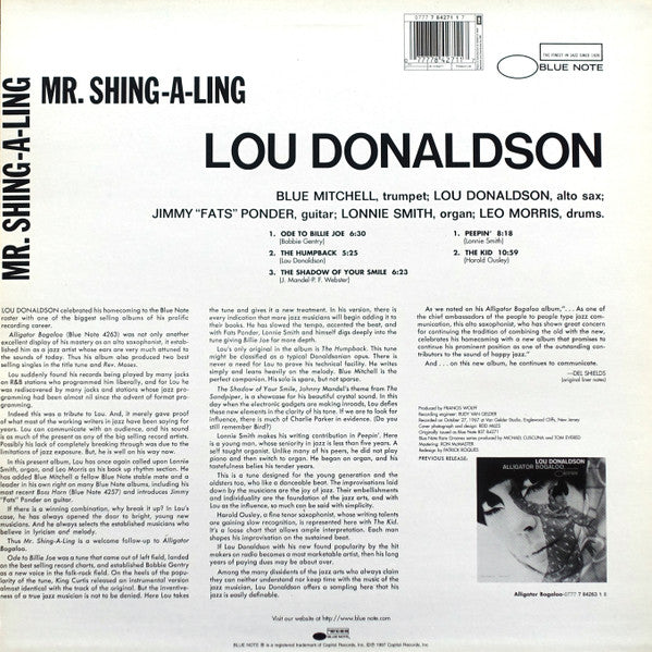 Release: Mr. Shing-A-Ling-Vinyl-Europe-1997-0777 7 84271 1 7, b184271-14735900