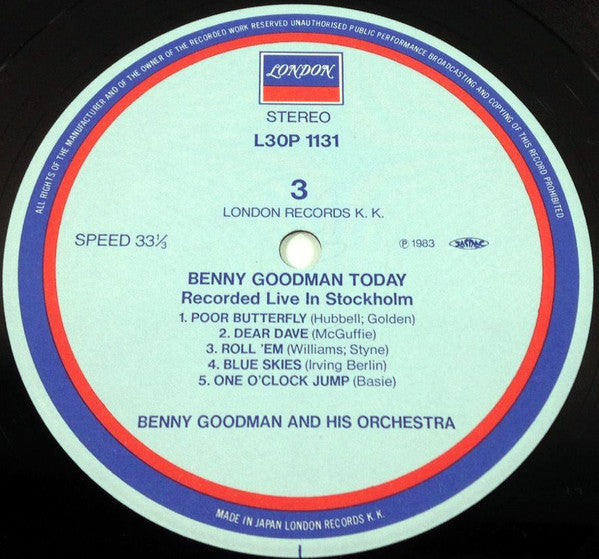 Benny Goodman In Concert (Recorded Live In Stockholm)