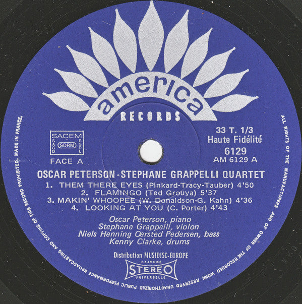 Oscar Peterson - Stéphane Grappelli Quartet Vol. 1