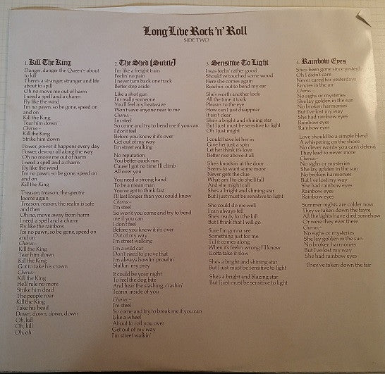 Long Live Rock 'N' Roll