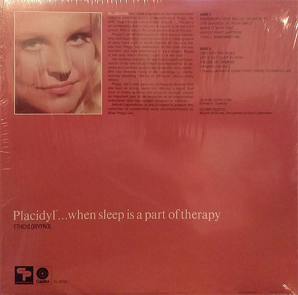 Master Release: Raindrops by Peggy Lee