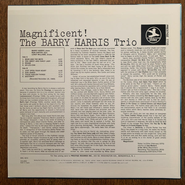 Release: Magnificent!-Vinyl-Japan-1983-SMJ-6314-14668218