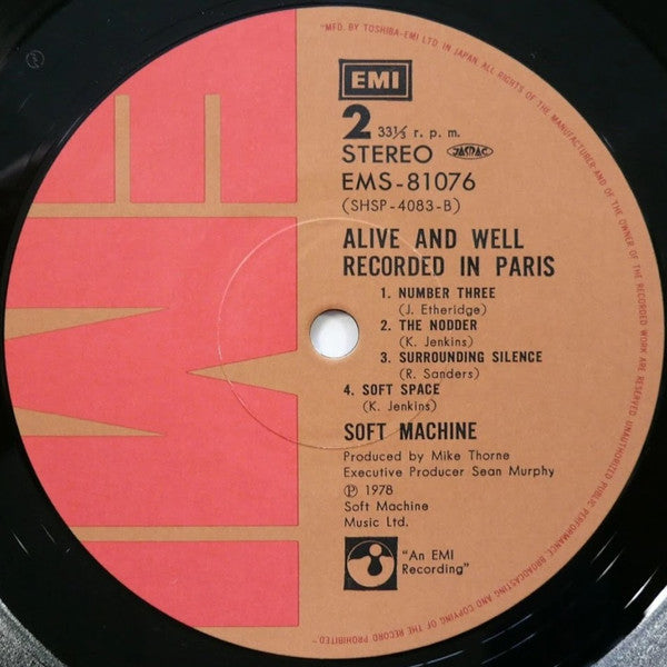 Alive And Well Recorded In Paris
