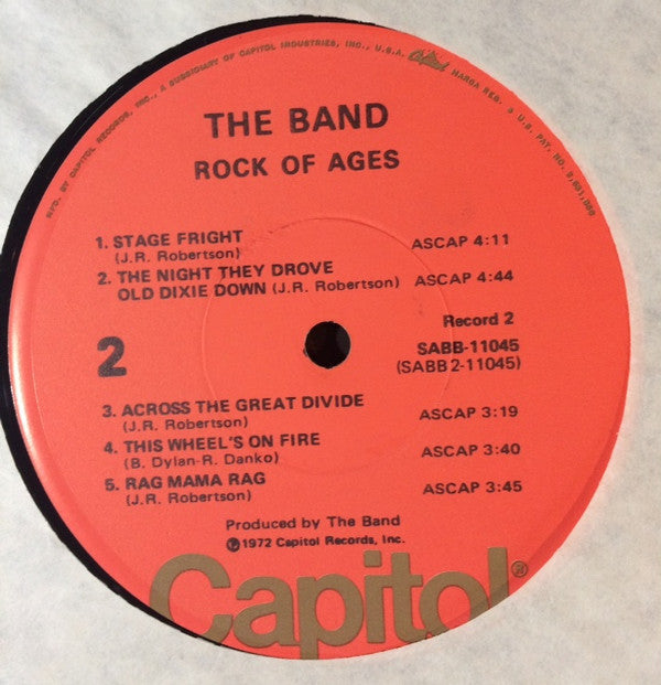 Rock Of Ages (The Band In Concert)