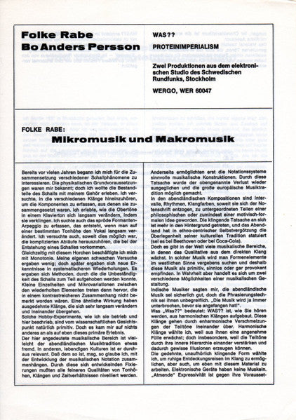 Was?? / Proteinimperialism