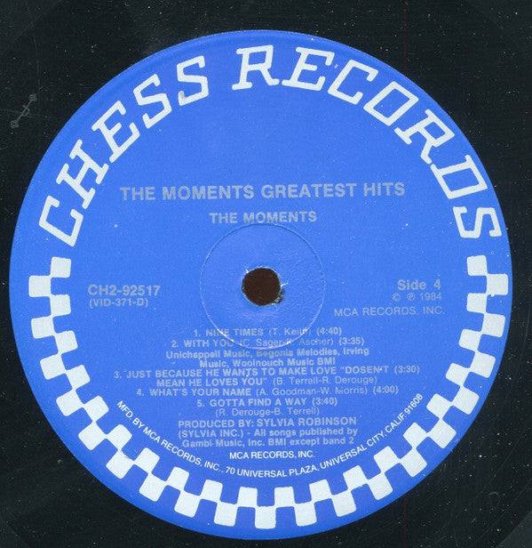 The Moments Greatest Hits