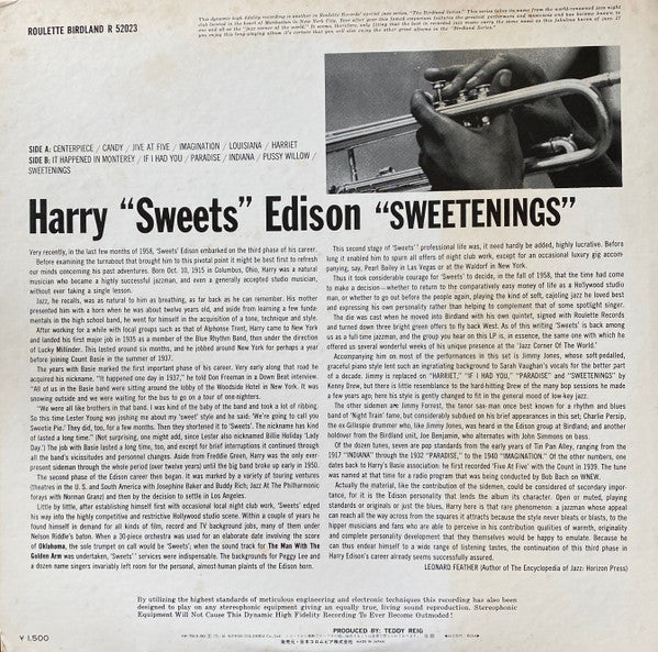 Sweetenings