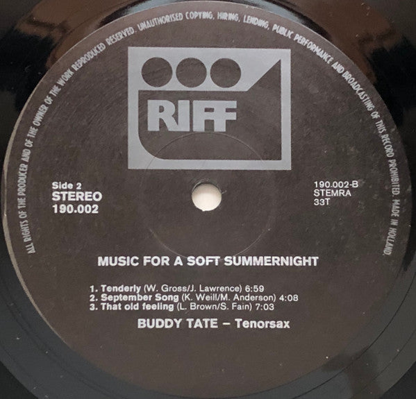 A Soft Summernight (Music For A Soft Summernight)