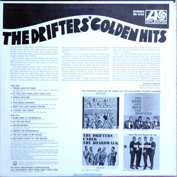 Release: The Drifters' Golden Hits-Vinyl-US-None-SD 8153-5600798