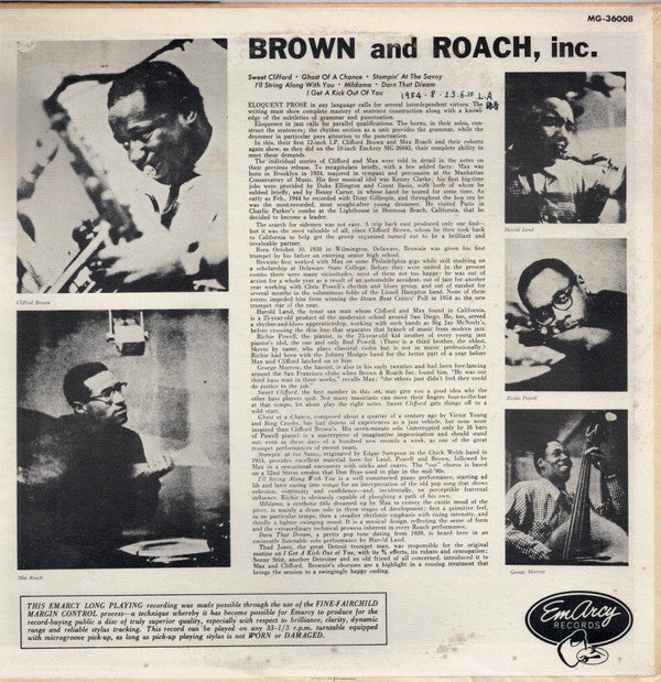 Brown And Roach Incorporated