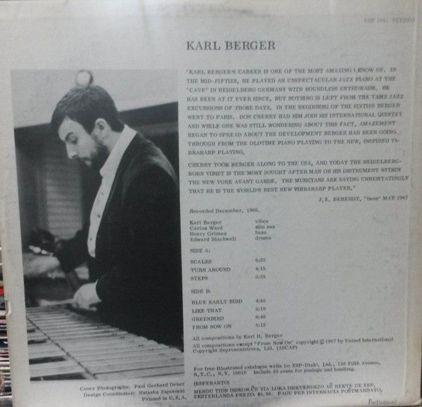 Master Release: From Now On by Karl Berger