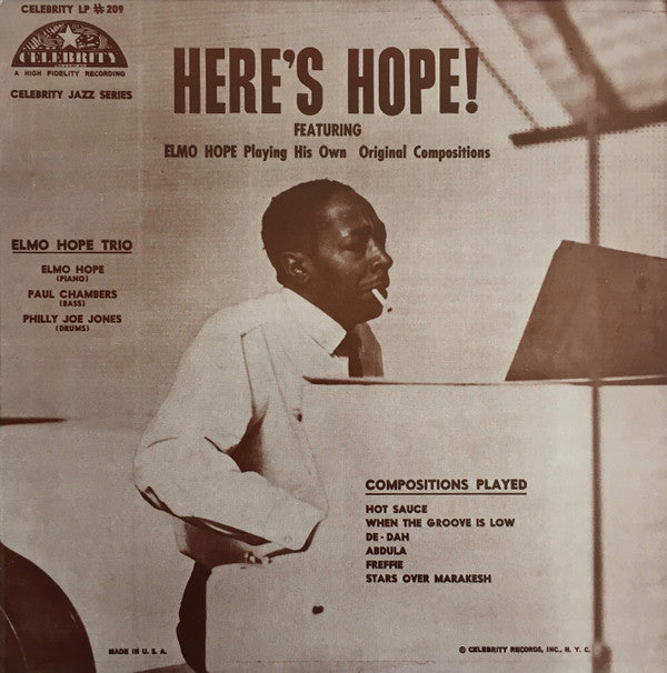 Master Release: Here's Hope! by Elmo Hope Trio