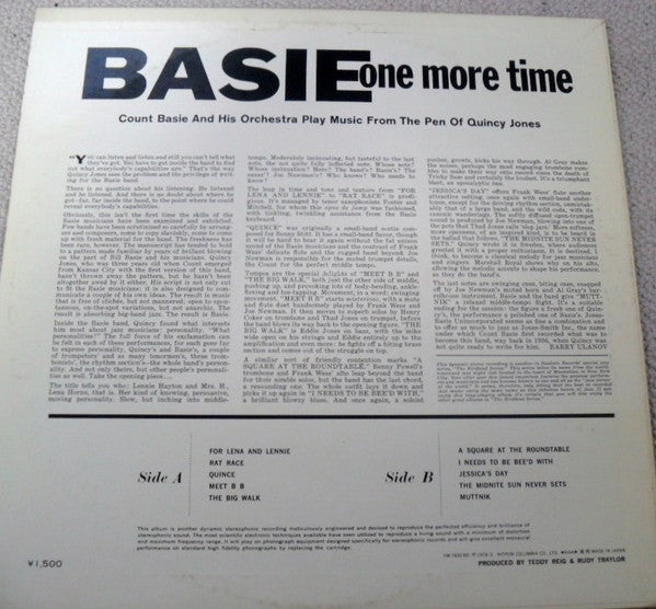 Release: Basie (One More Time)-Vinyl-Japan-1978-YW 7832-RO-9142457
