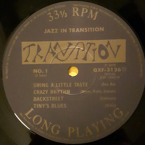 Master Release: Jazz In Transition by Various